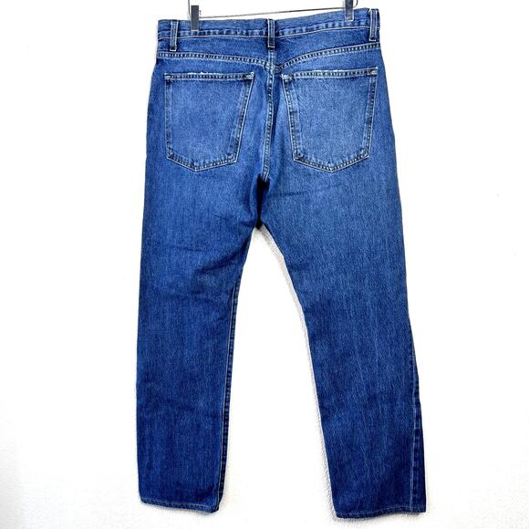 Imogene and Willie Barton Slim Denim Jeans 34 Mid Rise Medium Wash 100% Cotton - Picture 4 of 6